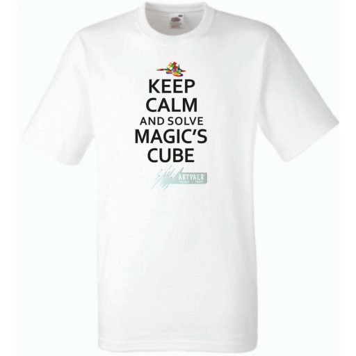 Nyugi és old meg a Rubik mágus kockáját gyerek rövid ujjú póló