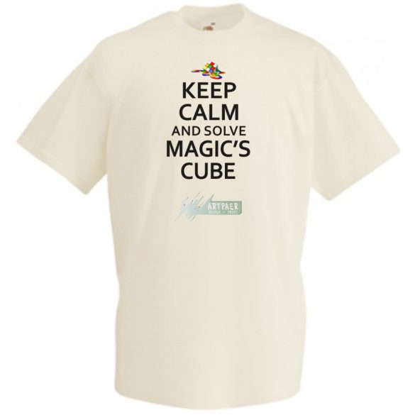 Nyugi és old meg a Rubik mágus kockáját gyerek rövid ujjú póló
