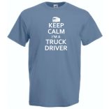 Keep Calm Truck Driver férfi rövid ujjú póló