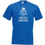 Keep Calm Truck Driver férfi rövid ujjú póló