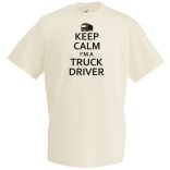Keep Calm Truck Driver férfi rövid ujjú póló