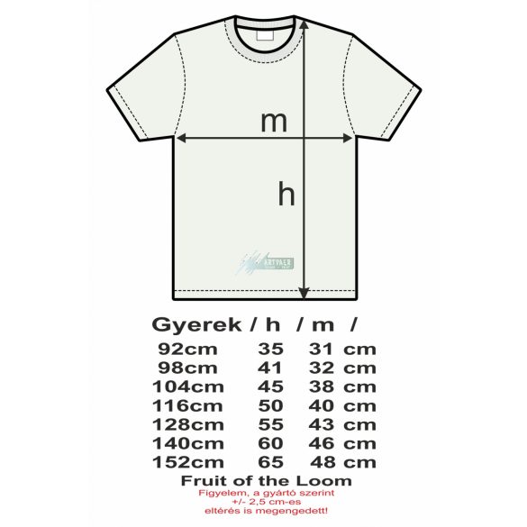 I Love Hoki EKG gyerek rövid ujjú póló