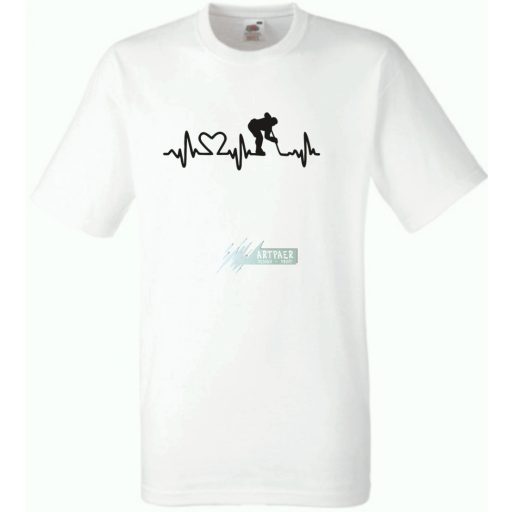 I Love Hoki EKG gyerek rövid ujjú póló