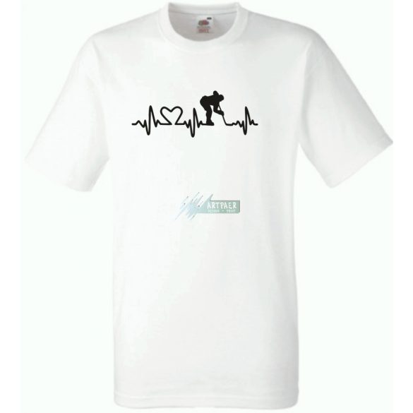 I Love Hoki EKG gyerek rövid ujjú póló