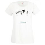 I Love Hoki EKG női rövid ujjú póló