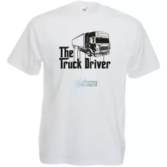 Kamionsofőr Keresztapa férfi rövid ujjú póló