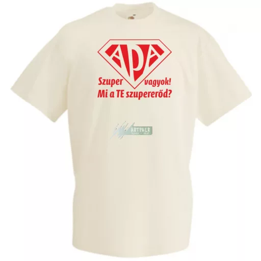 Szuper Apa vagyok! férfi rövid ujjú póló