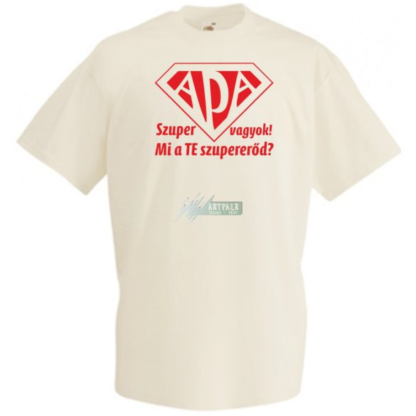 Szuper Apa vagyok! férfi rövid ujjú póló