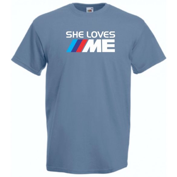 Szeret engem - Auto fan férfi rövid ujjú póló