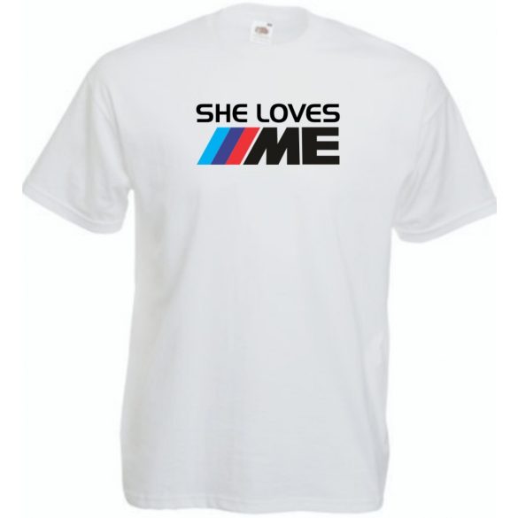 Szeret engem - Auto fan férfi rövid ujjú póló