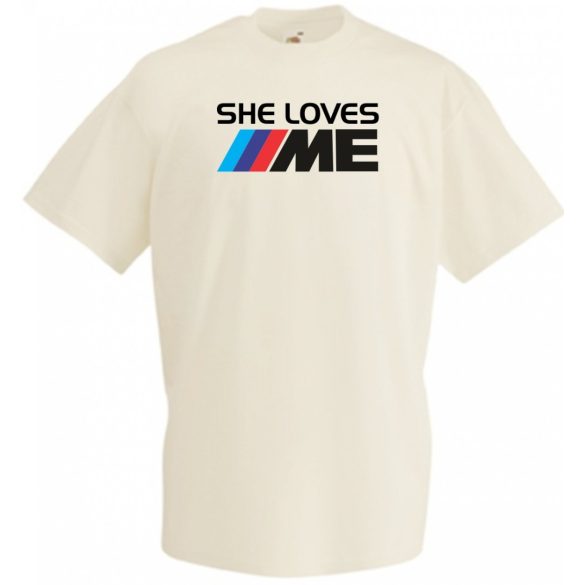 Szeret engem - Auto fan férfi rövid ujjú póló