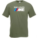 Szeret engem - Auto fan férfi rövid ujjú póló