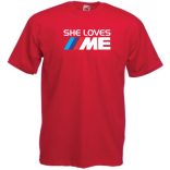 Szeret engem - Auto fan férfi rövid ujjú póló