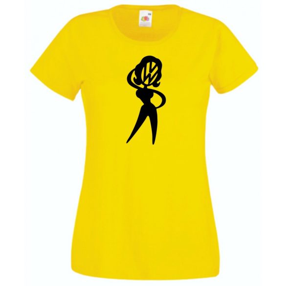 VW Girls auto fan női rövid ujjú póló