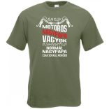 Motoros Nagypapa férfi rövid ujjú póló