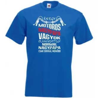 Motoros Nagypapa férfi rövid ujjú póló