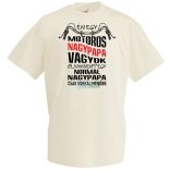 Motoros Nagypapa férfi rövid ujjú póló