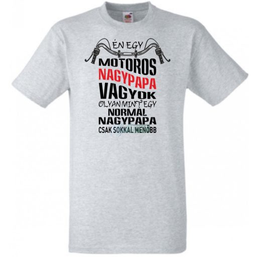 Motoros Nagypapa férfi rövid ujjú póló