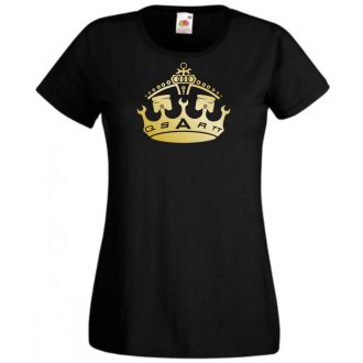 Ez király - Auto fan Audi korona női rövid ujjú póló