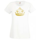 Ez király - Auto fan Audi korona női rövid ujjú póló