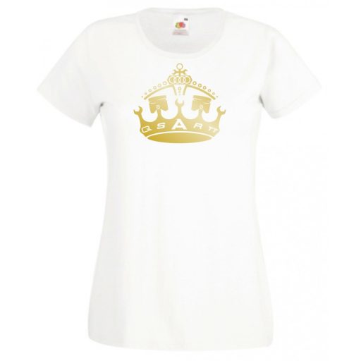 Ez király - Auto fan Audi korona női rövid ujjú póló