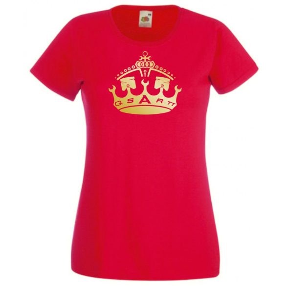 Ez király - Auto fan Audi korona női rövid ujjú póló