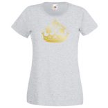 Ez király - Auto fan Audi korona női rövid ujjú póló