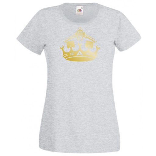 Ez király - Auto fan Audi korona női rövid ujjú póló