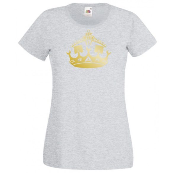 Ez király - Auto fan Audi korona női rövid ujjú póló