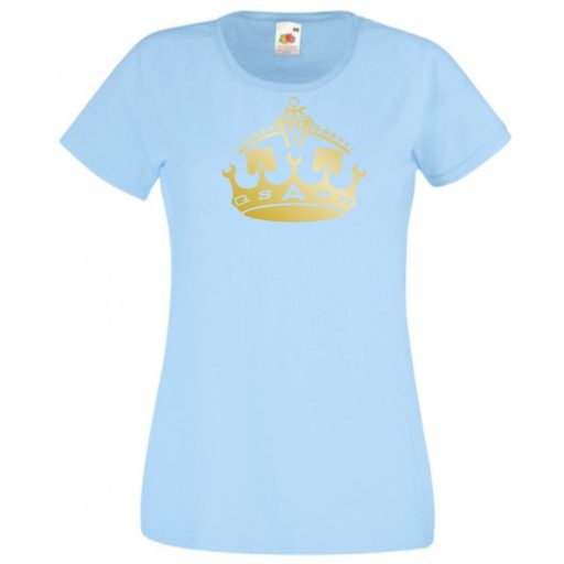 Ez király - Auto fan Audi korona női rövid ujjú póló