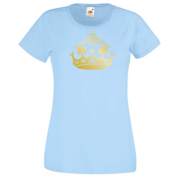 Ez király - Auto fan Audi korona női rövid ujjú póló