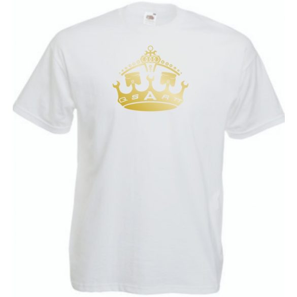 Ez király - Auto fan Audi korona férfi rövid ujjú póló