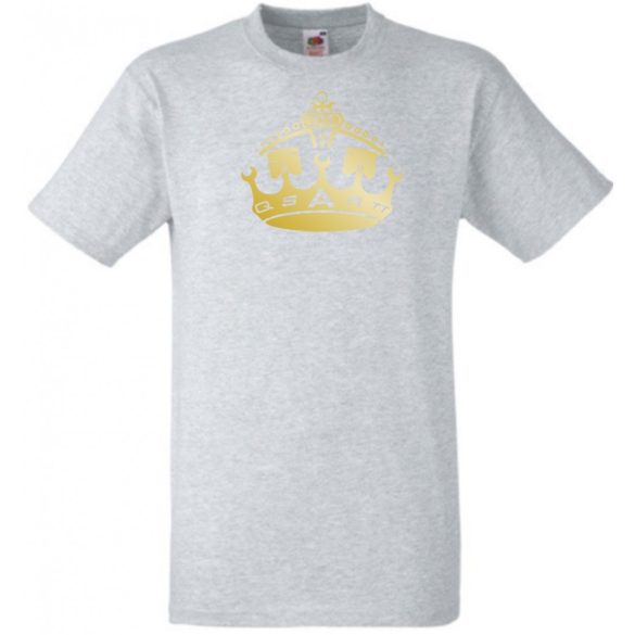 Ez király - Auto fan Audi korona férfi rövid ujjú póló