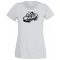 Női autó vezető női rövid ujjú póló