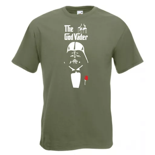 Humor - GodVader férfi rövid ujjú póló