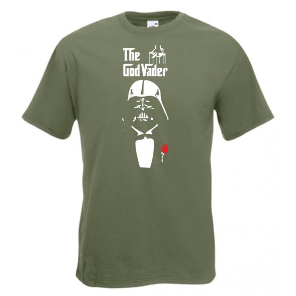 Humor - GodVader férfi rövid ujjú póló