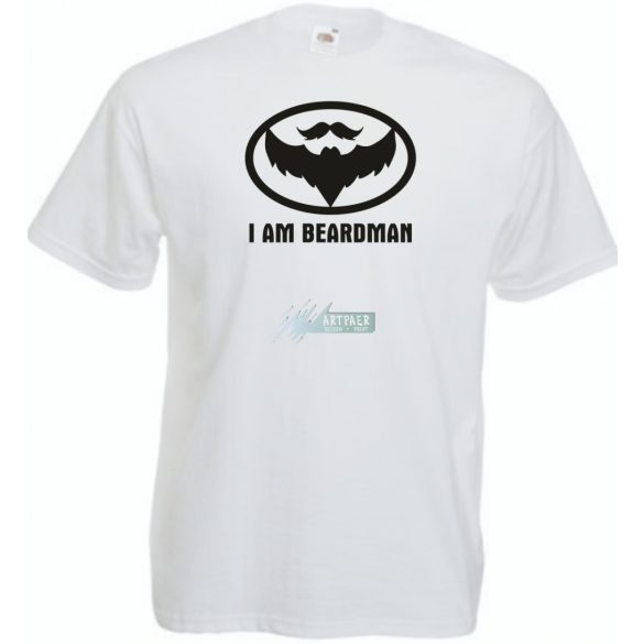 I'm Beardman férfi rövid ujjú póló