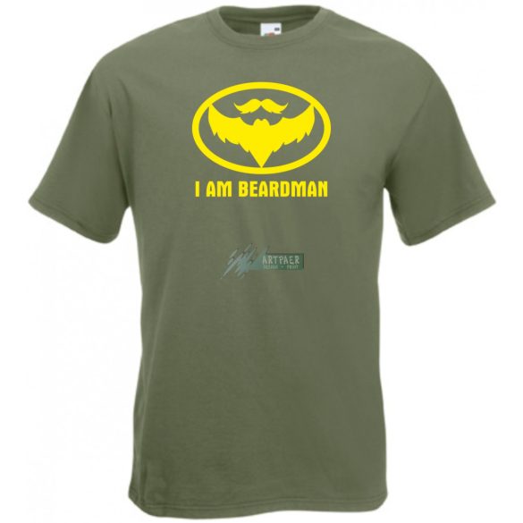 I'm Beardman férfi rövid ujjú póló