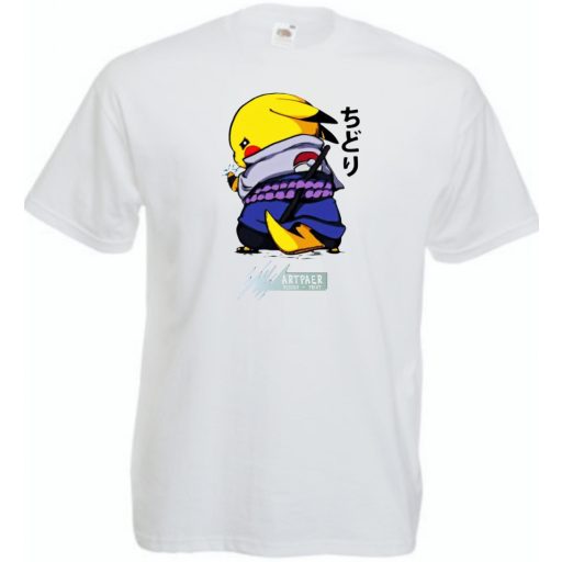 Funny Anime Naruto Pikachu gyerek rövid ujjú póló