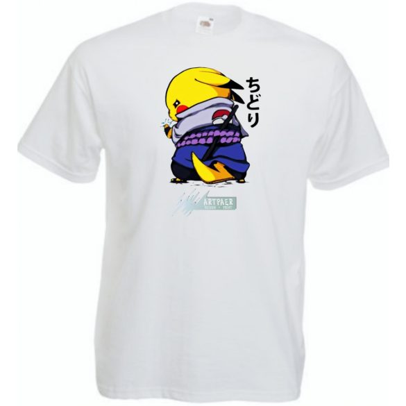 Funny Anime Naruto Pikachu gyerek rövid ujjú póló