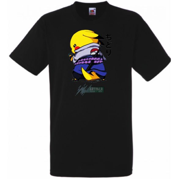 Funny Anime Naruto Pikachu gyerek rövid ujjú póló