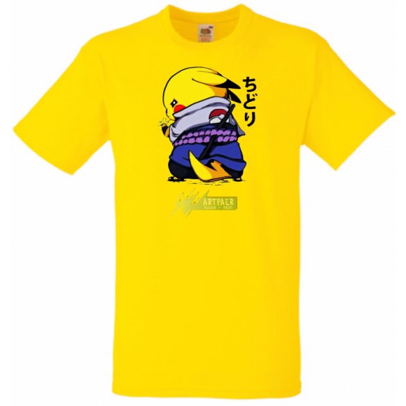 Funny Anime Naruto Pikachu gyerek rövid ujjú póló