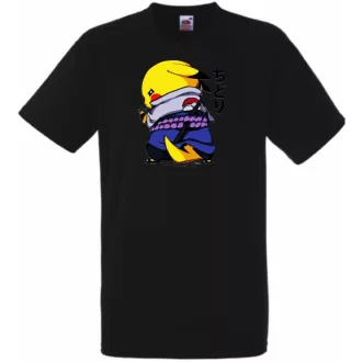 Funny Anime Naruto Pikachu férfi rövid ujjú póló