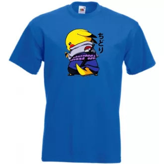 Funny Anime Naruto Pikachu férfi rövid ujjú póló
