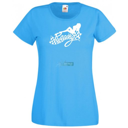 Funny Racing Girl női rövid ujjú póló