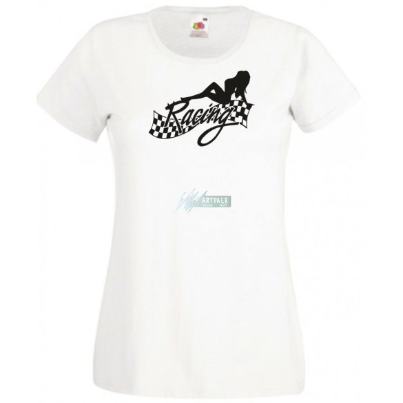 Funny Racing Girl női rövid ujjú póló
