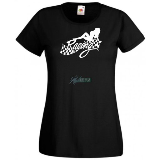 Funny Racing Girl női rövid ujjú póló