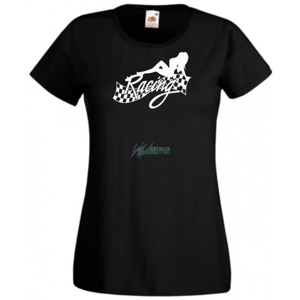 Funny Racing Girl női rövid ujjú póló
