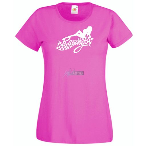 Funny Racing Girl női rövid ujjú póló