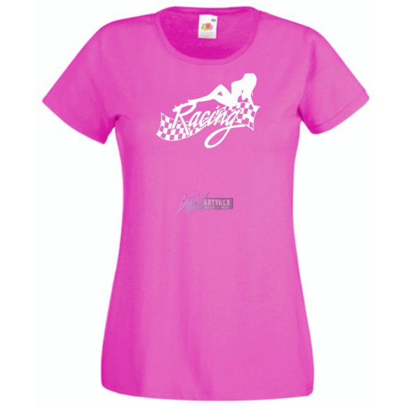 Funny Racing Girl női rövid ujjú póló